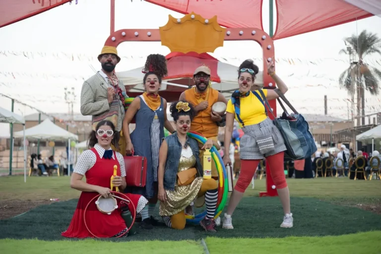 Clown me in team and Hannah Gaff in Egypt 2025